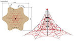 Spinnennetzpyramide 3D Diepholz